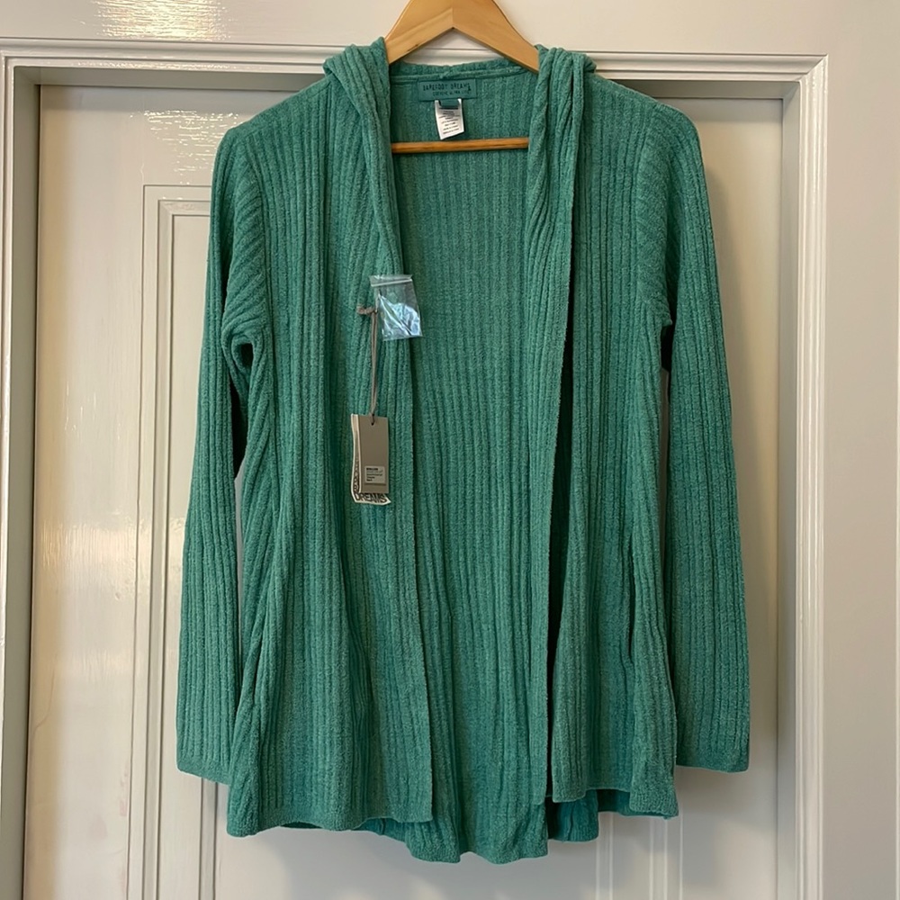 Barefoot Dreams cozy chic ultra lite hooded cardigan